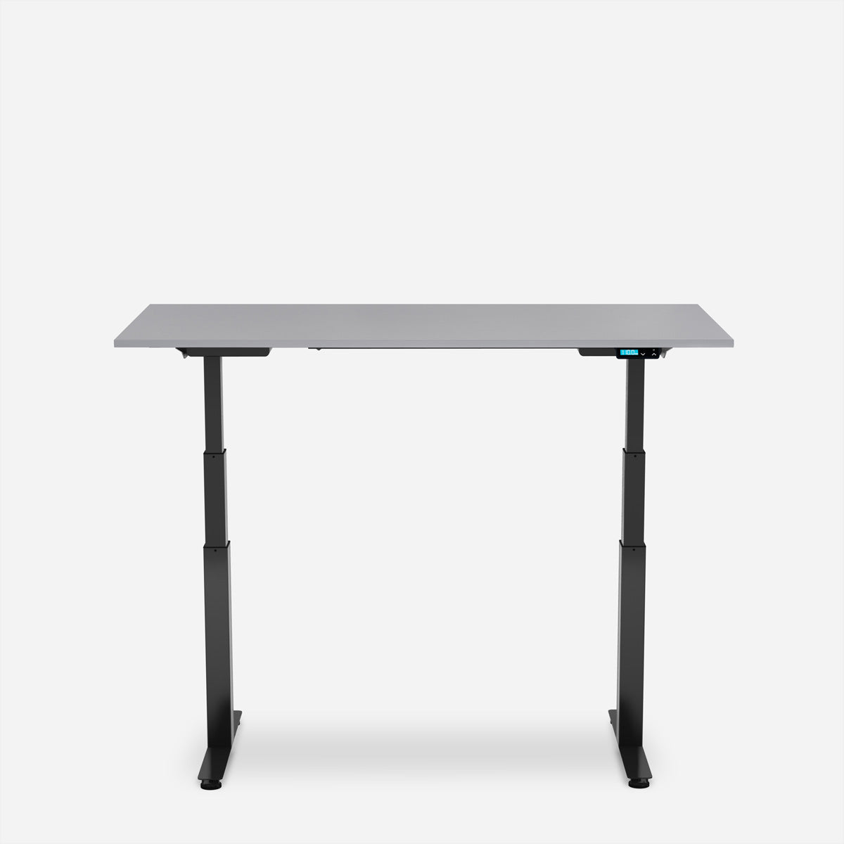 WRK21 Work – Höhenverstellbarer Tisch, 80 × 180 cm, Grau
