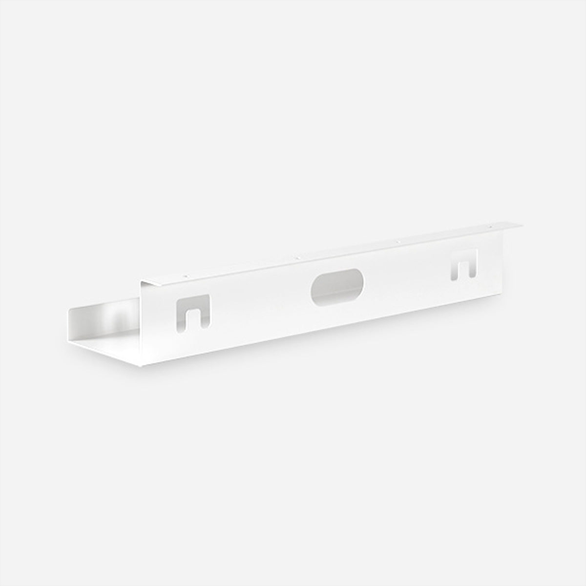 WRK21 Untertisch-Kabelwanne – 150 × 650 × 200 mm – Weiss