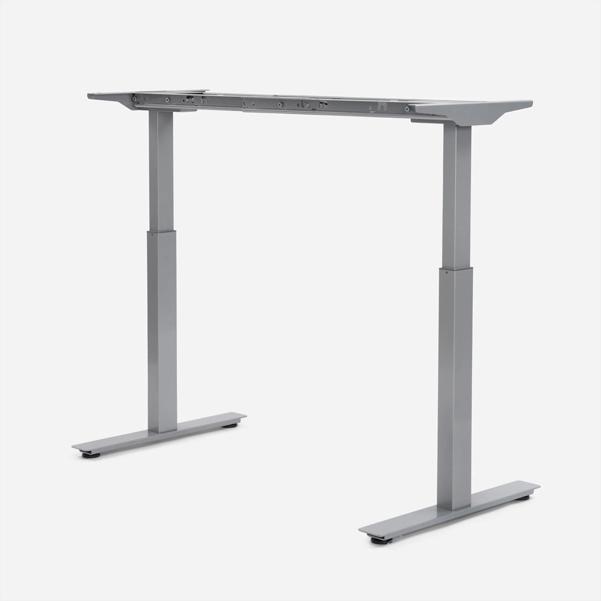 WRK21 Smart – Höhenverstellbarer Tisch, 100–180 × 60–80 cm, elektrisch, 71,5–117 cm, 80 kg, grau
