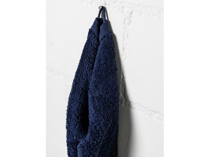 COCON Waschlappen – 30 × 30 cm, Marineblau, 100% Baumwolle, 550 g/m², 3er-Set, OEKO-TEX