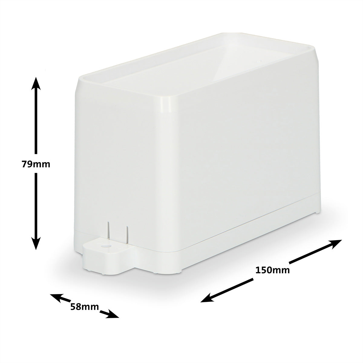Alecto WS-1200 – Wetterstation, innen/außen, kabelloser Regensensor – weiss