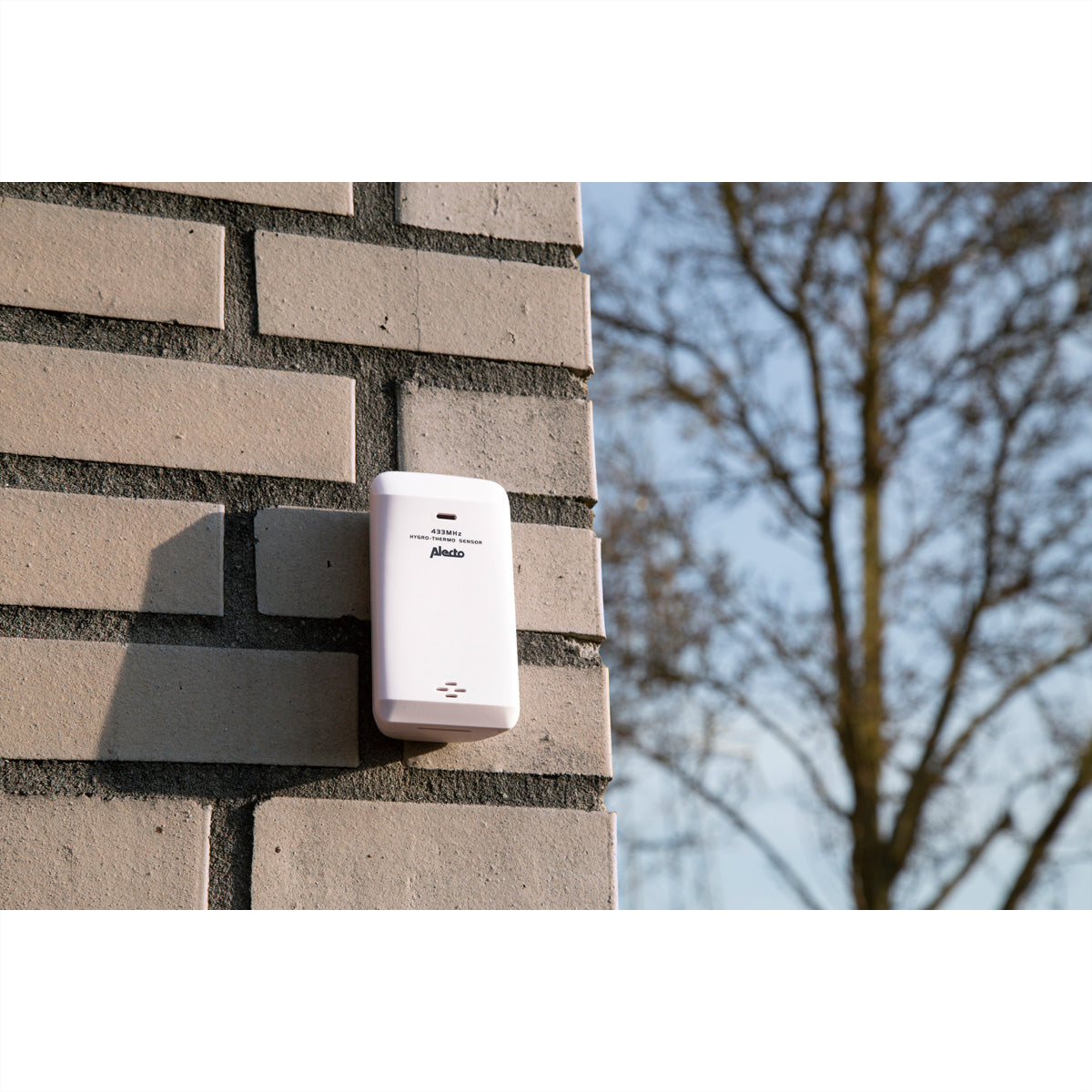 Alecto WS-2500 – Wetterstation, innen/aussen, Hygrometer & Barometer, inkl. Aussensensor – schwarz