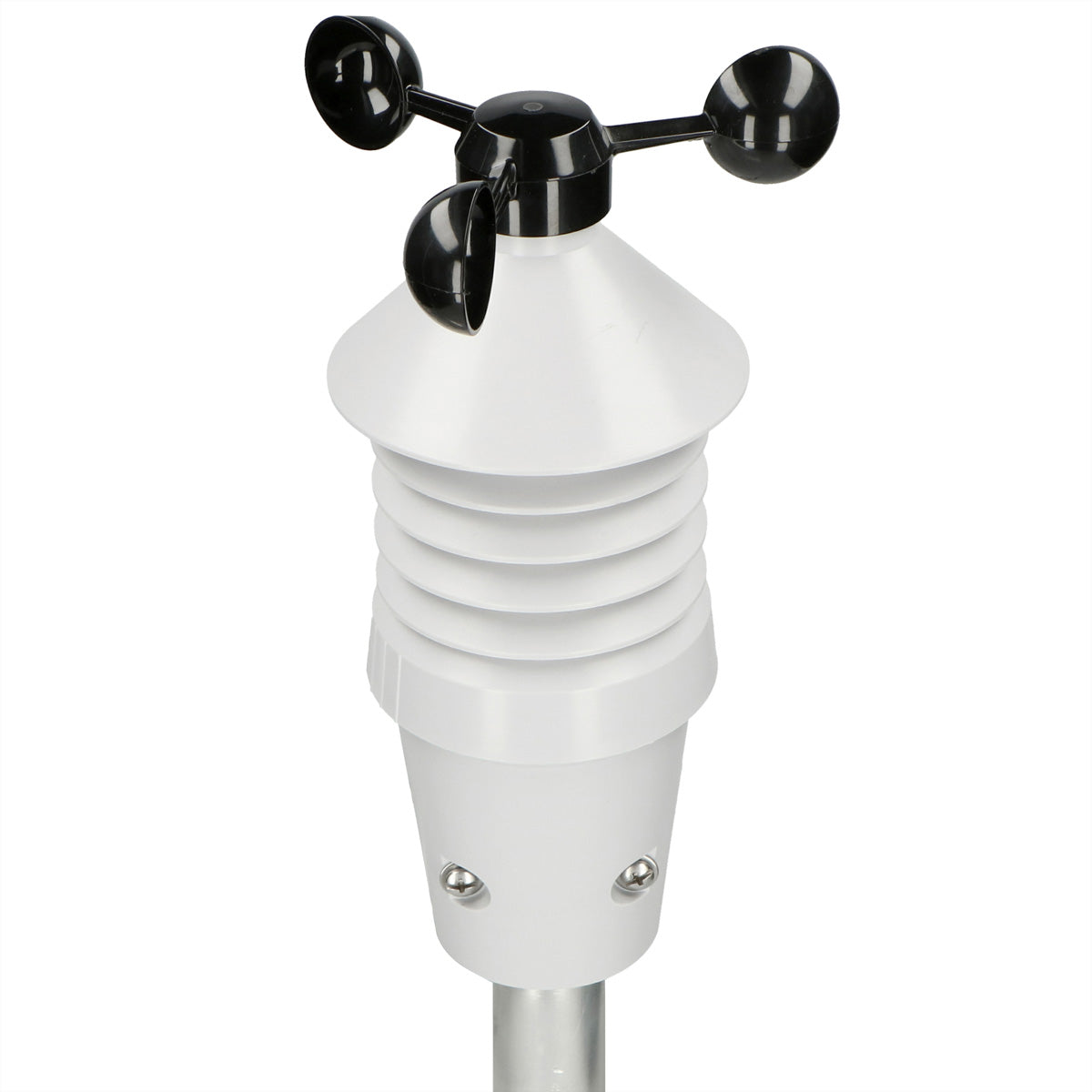 Alecto WS-3400 – Wetterstation, innen/aussen, Hygrometer & Barometer, inkl. Aussensensor – schwarz