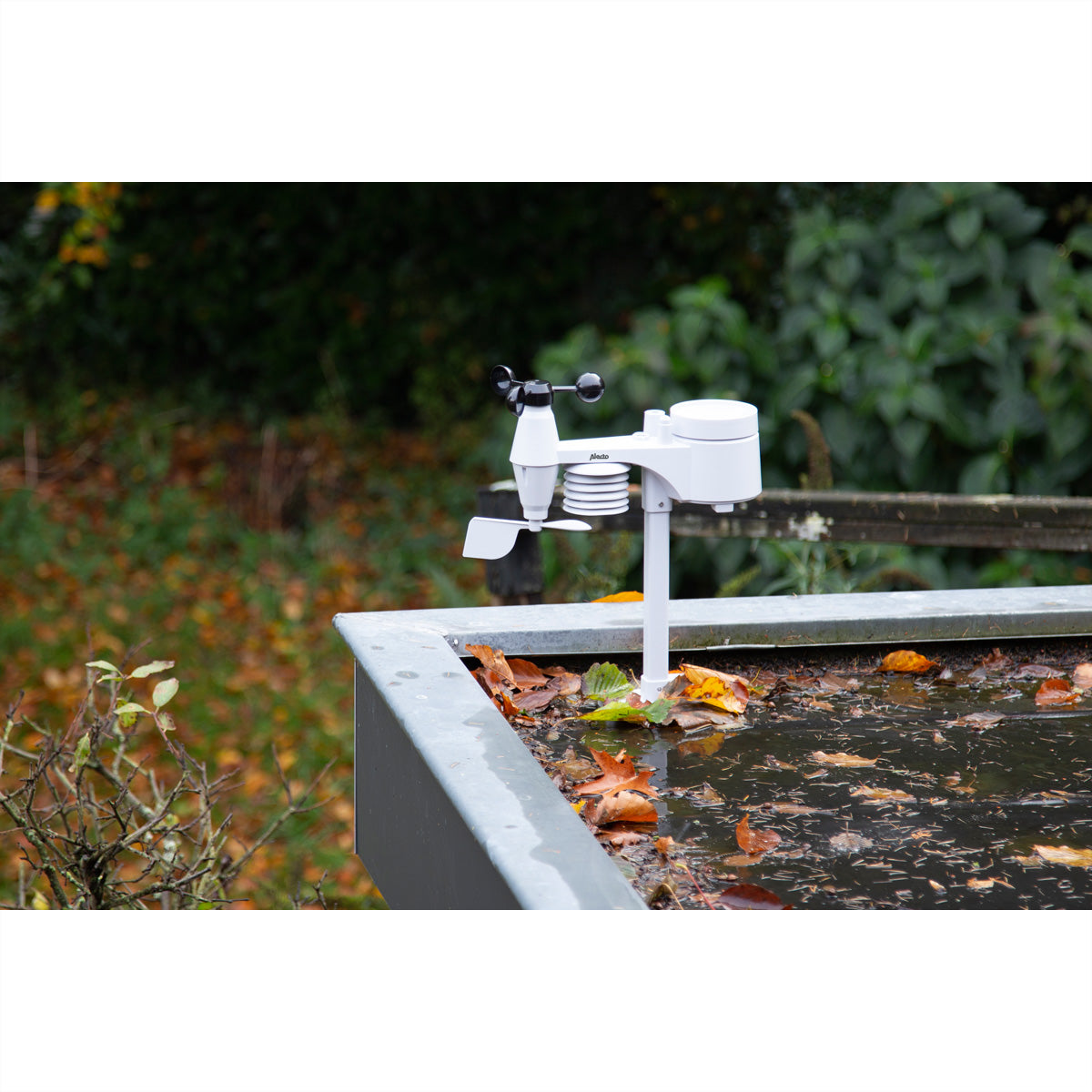 Alecto WS-4700 – Wetterstation, innen/aussen, Hygrometer & Barometer, inkl. Aussensensor – schwarz