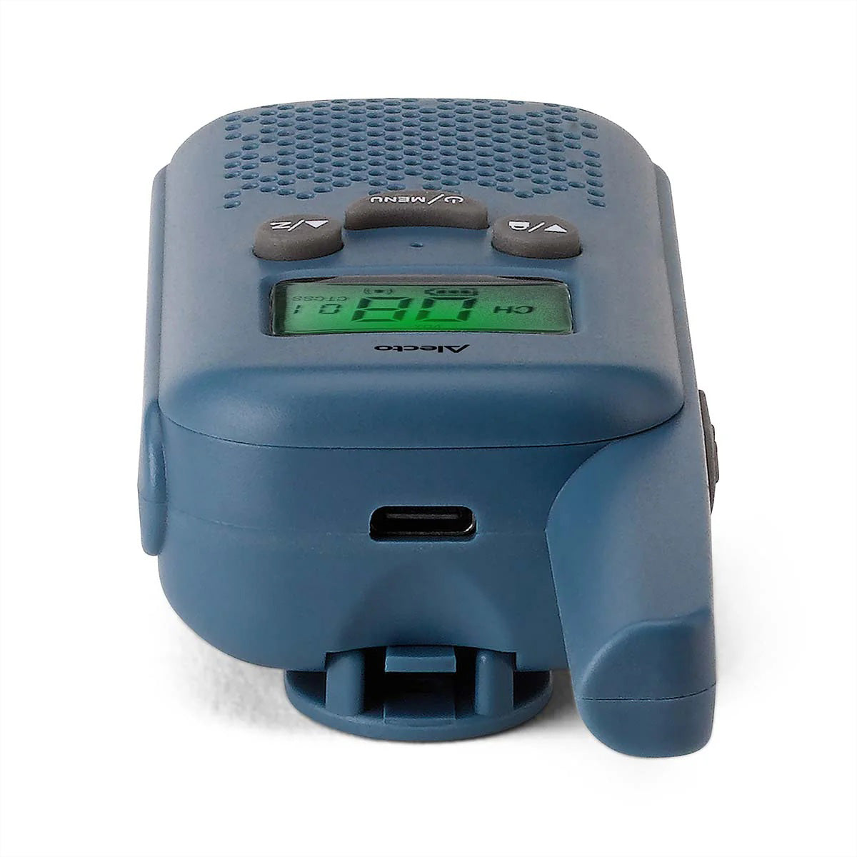 Alecto FR10BU – Funkgerät (2er-Set), 8 Kanäle, Reichweite bis 6 km, USB-C, Blau
