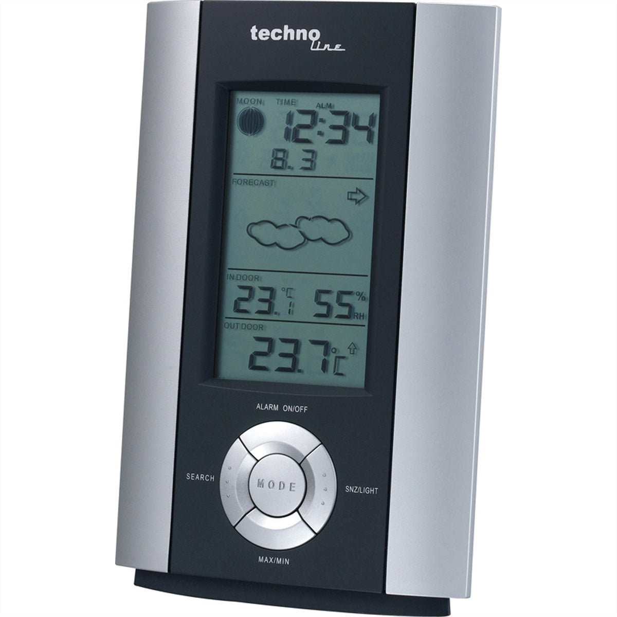 Technoline WS6710 – Wetterstation, Innen/Aussen, Hygrometer, inkl. Aussensensor