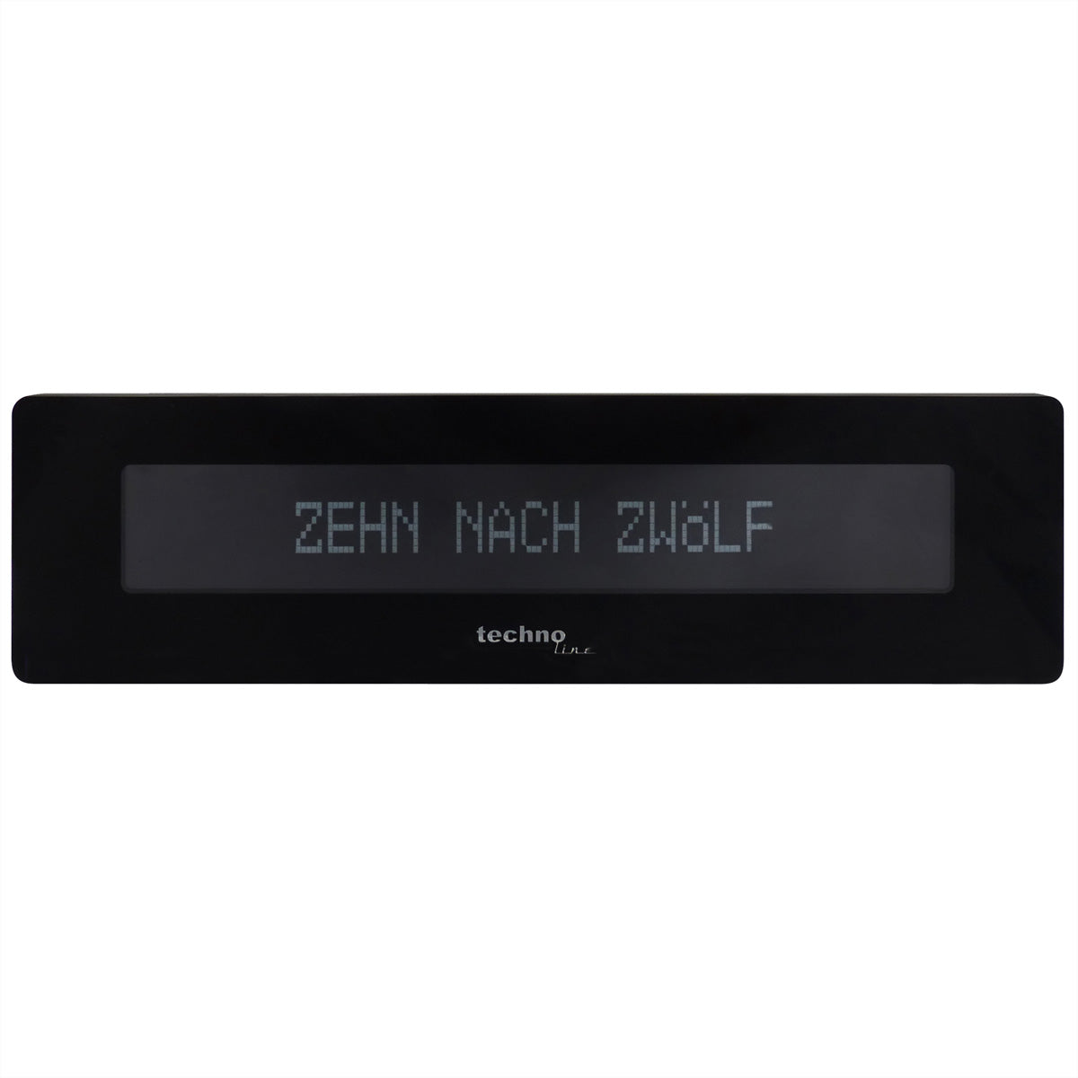 Technoline Digitalwecker – Funk, 15,5 × 4,2 × 3,4 cm, Schwarz
