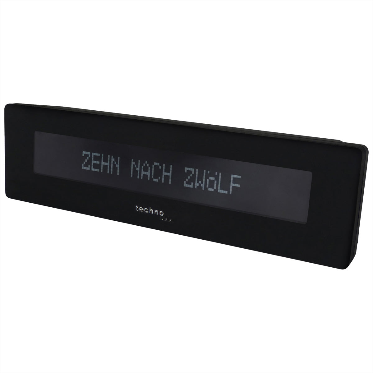 Technoline Digitalwecker – Funk, 15,5 × 4,2 × 3,4 cm, Schwarz