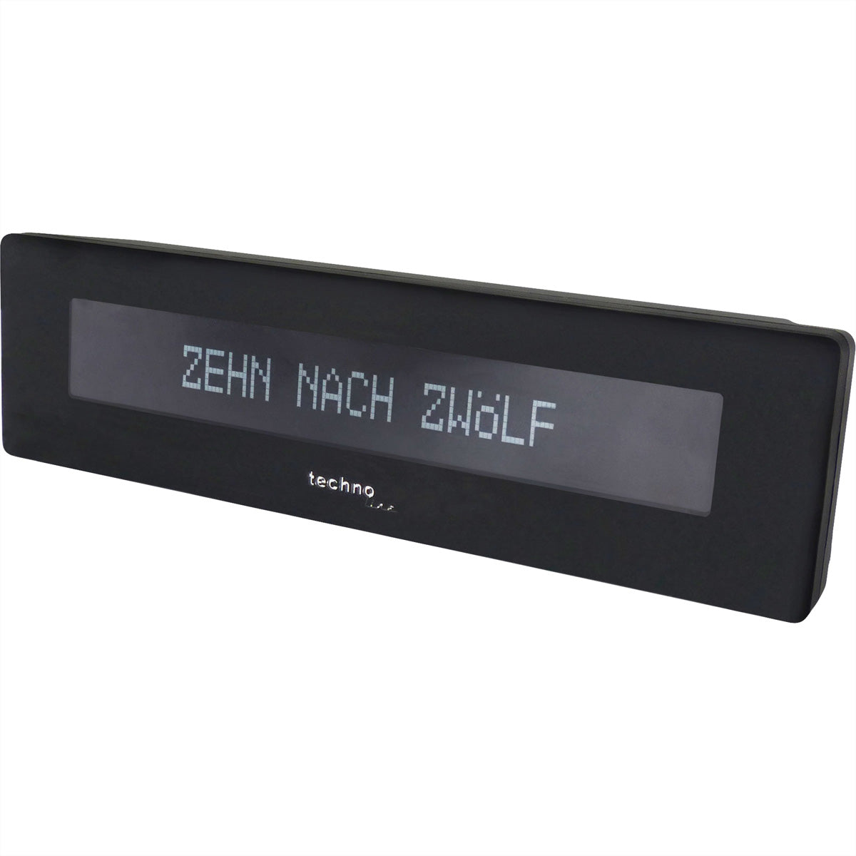 Technoline Digitalwecker – Funk, 15,5 × 4,2 × 3,4 cm, Schwarz