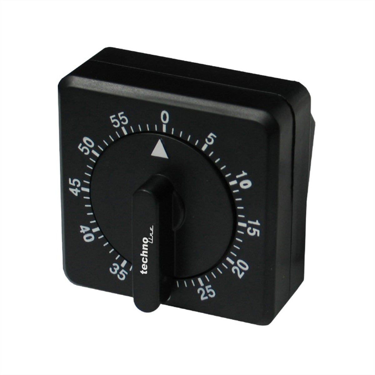 Technoline Küchentimer (mechanisch) Ø 6,9 × 4,0 cm, Kunststoff, Schwarz