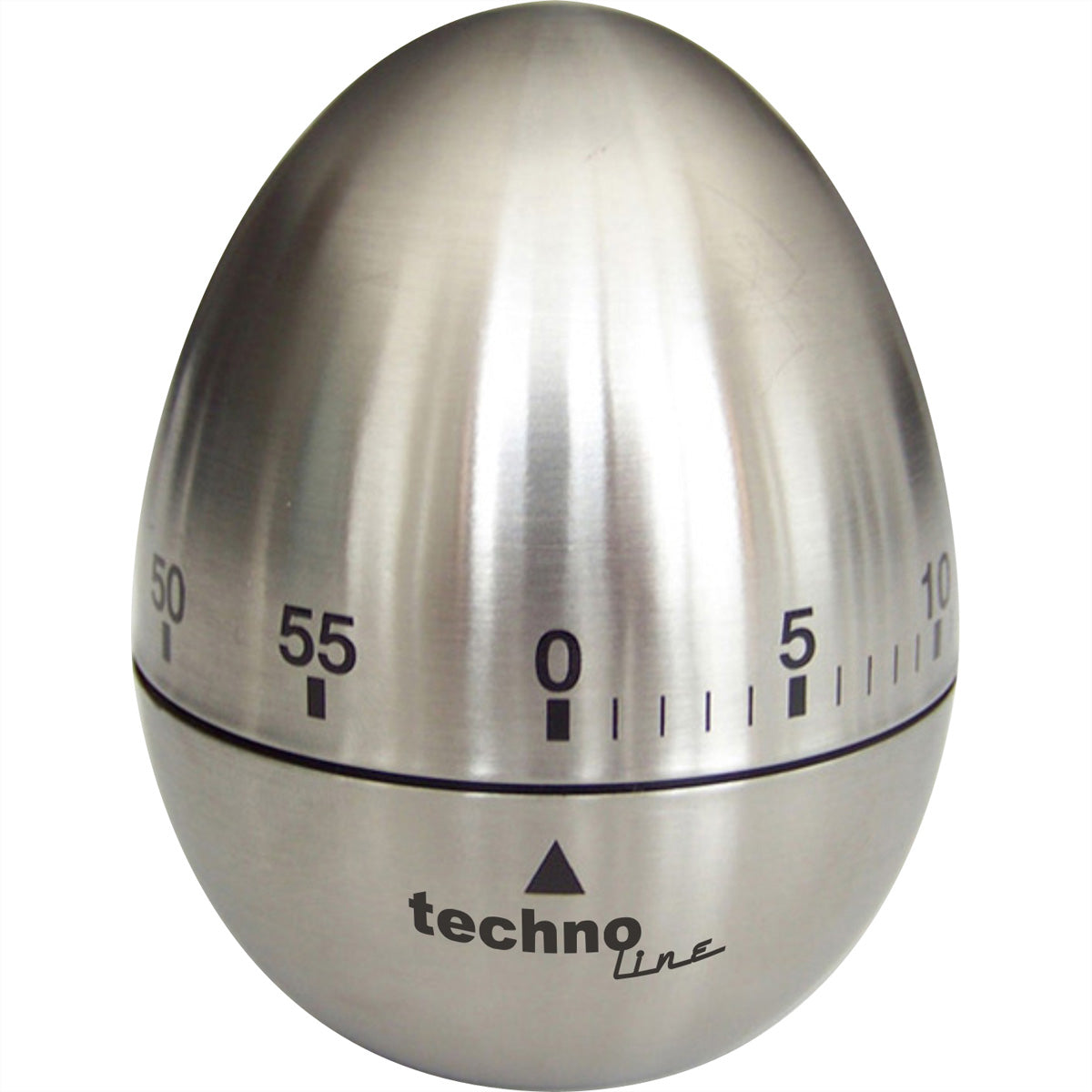 Technoline Küchentimer, analog, Ø 6,1 × 7,5 cm, Kunststoff, silber