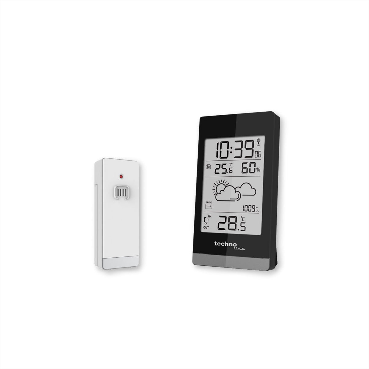 Technoline WS9132 – Wetterstation, innen/aussen, Hygrometer & Thermometer, inkl. Aussensensor