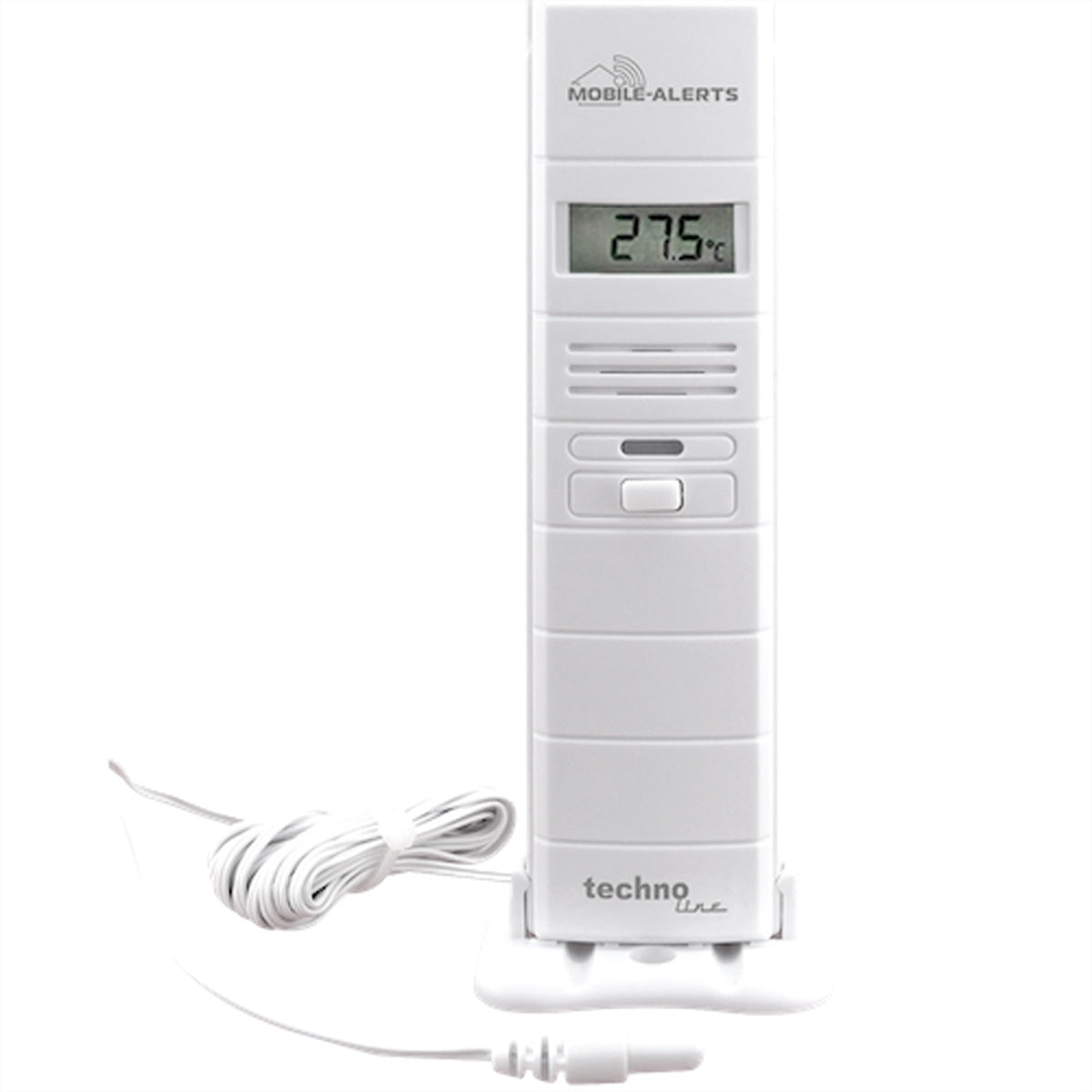 Technoline Mobile Alerts MA 10300 – Thermo-/Hygrosensor, Funk 868 MHz – Weiss, für Mobile-Alerts System
