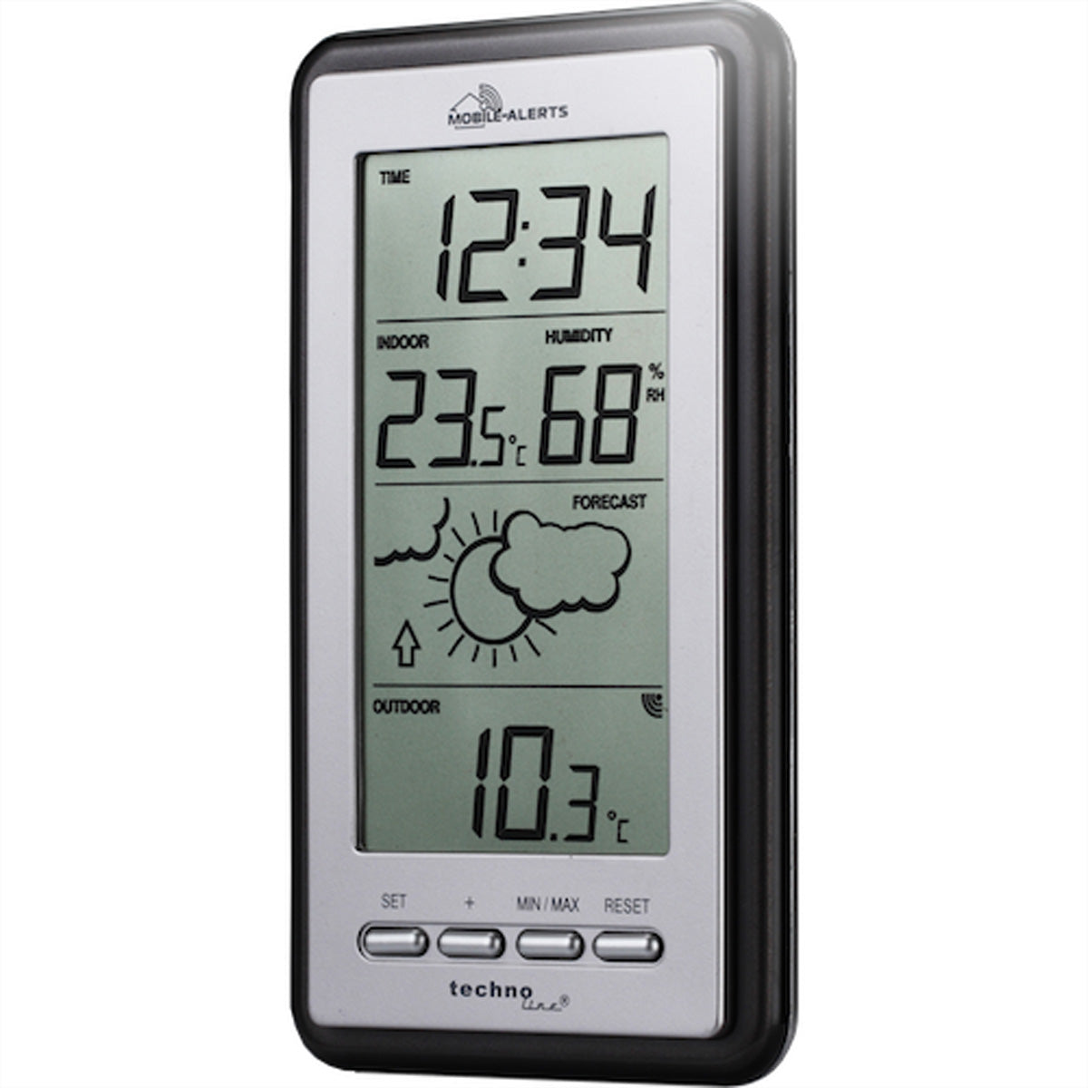 Technoline Mobile Alerts MA 10430 – Sensor – Temp/Feuchte, 868 MHz, Indoor/Outdoor – für Mobile Alerts