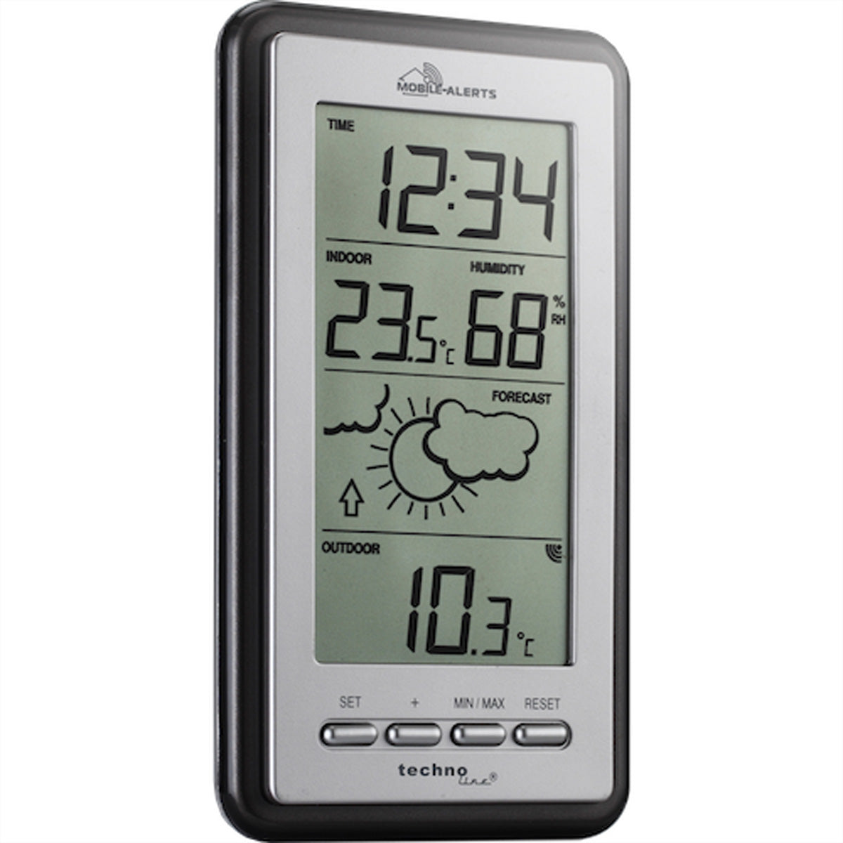 Technoline Mobile Alerts MA 10430 – Sensor – Temp/Feuchte, 868 MHz, Indoor/Outdoor – für Mobile Alerts