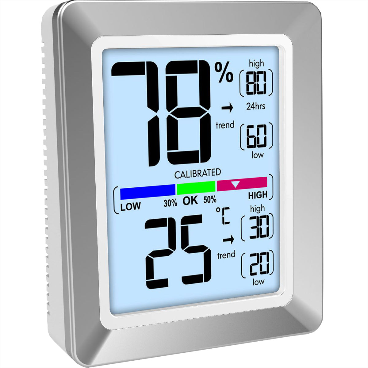 Technoline WS9460 – Wetterstation, innen, Hygrometer & Thermometer, Farbdisplay – Grau