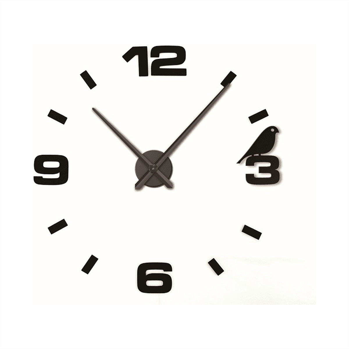 Technoline Wanduhr – Analog, Ø 60 cm, weiss, Kunststoff