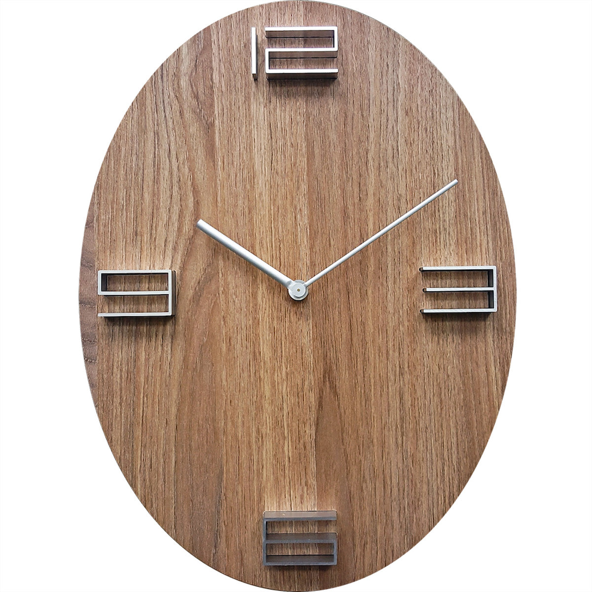 Technoline Wanduhr – Analog, 28,0 × 35,0 cm, Braun, Metall