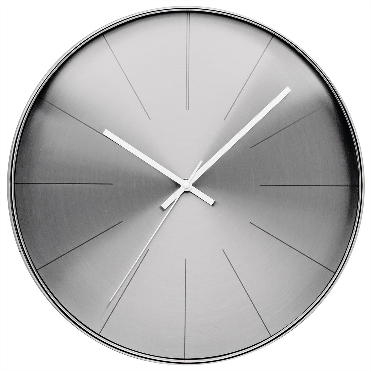 Technoline WT2410 Wanduhr – Analog, Ø 39 cm, Grau