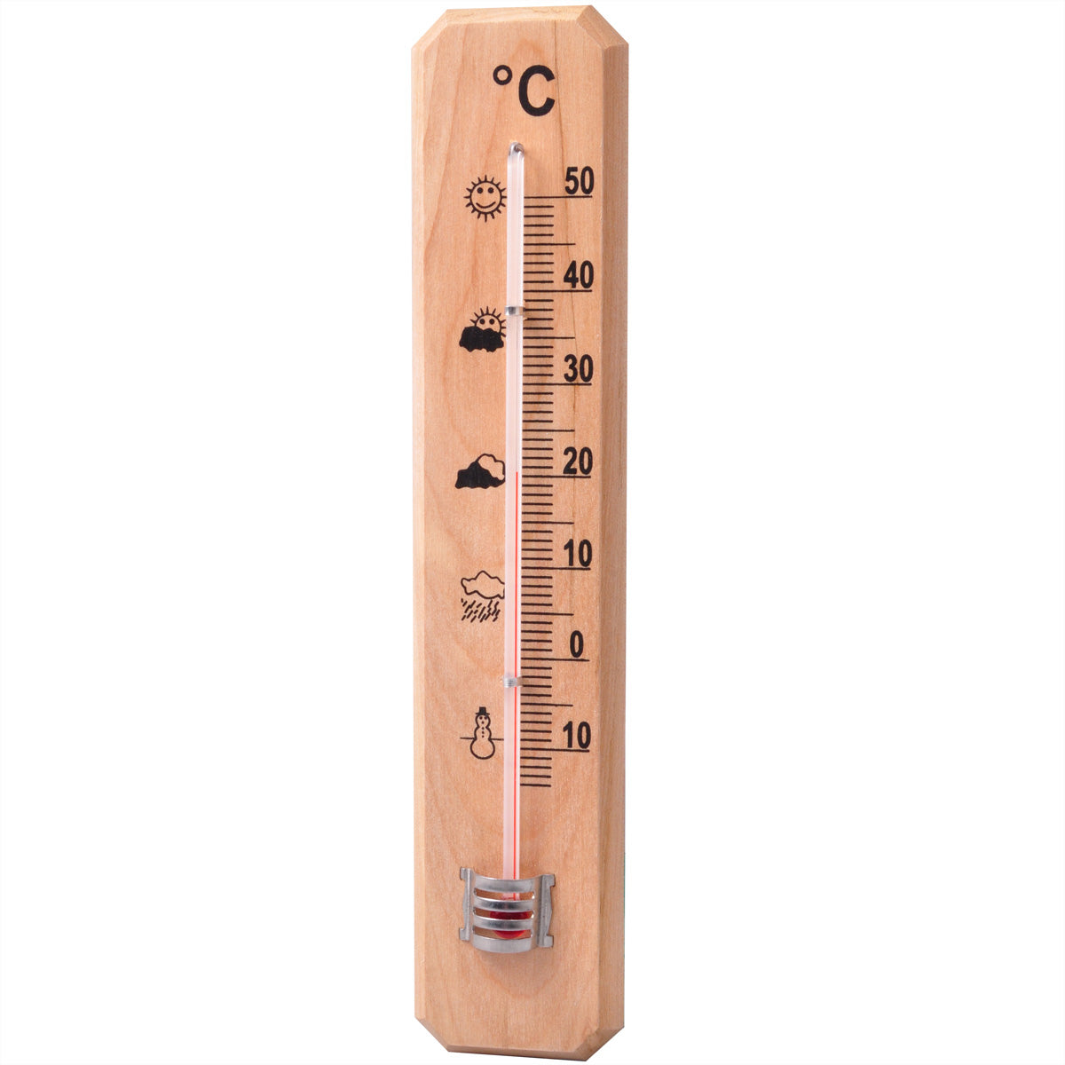 Technoline WA 2020 – Wetterstation, innen/aussen, analog – Braun