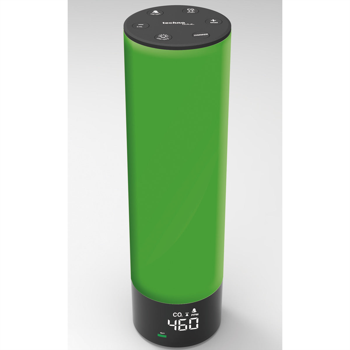 Technoline WL 1045 – Multisensor/Raumsensor, Temperatur & Feuchtigkeit, PM2.5, TVOC & CO2, Display – schwarz