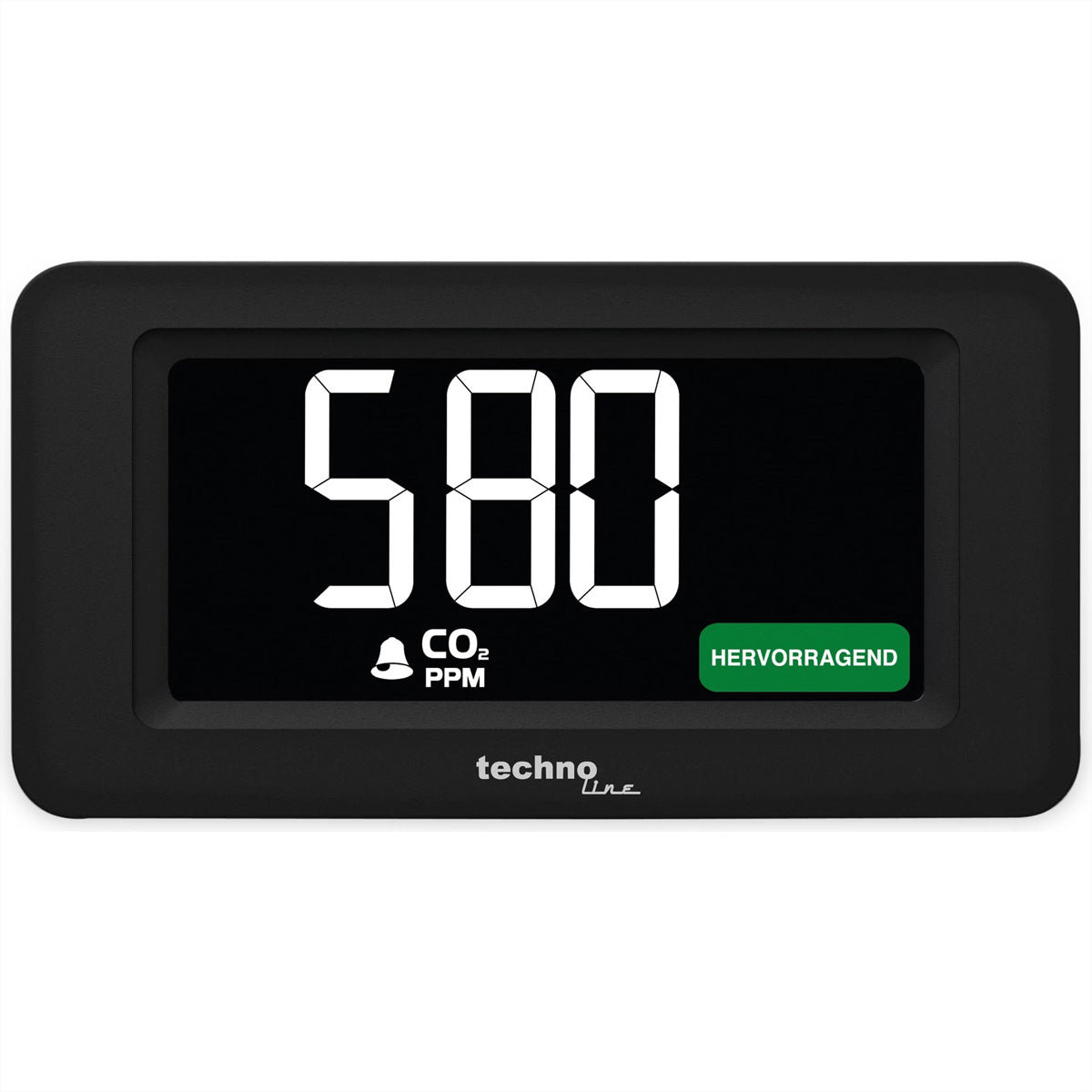 Technoline WL 1022 – Multisensor/Raumsensor, CO2-Messung, Display – schwarz
