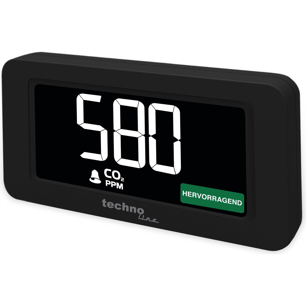 Technoline WL 1022 – Multisensor/Raumsensor, CO2-Messung, Display – schwarz