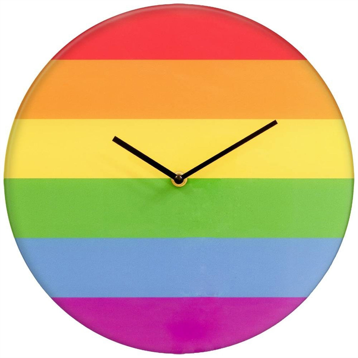 Technoline Wanduhr – Analog, Ø 30 cm, Mehrfarbig, Glas