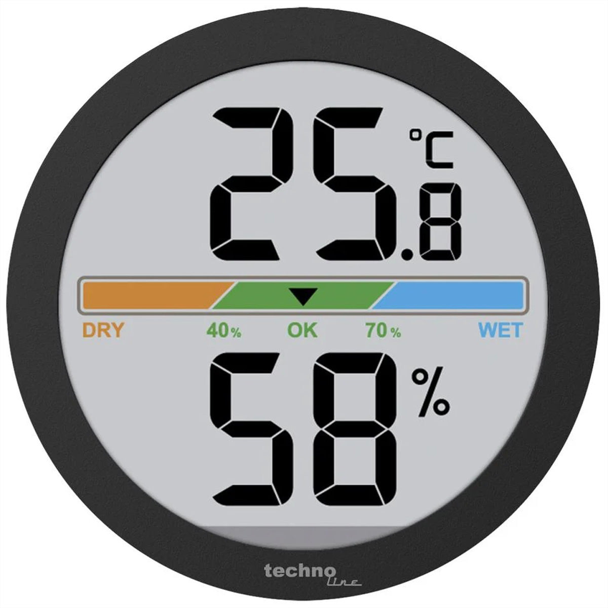 Technoline WS 9418 Thermo-Hygrometer (Handgerät) – −9,9–49,9 °C, 20–95 %, Innen