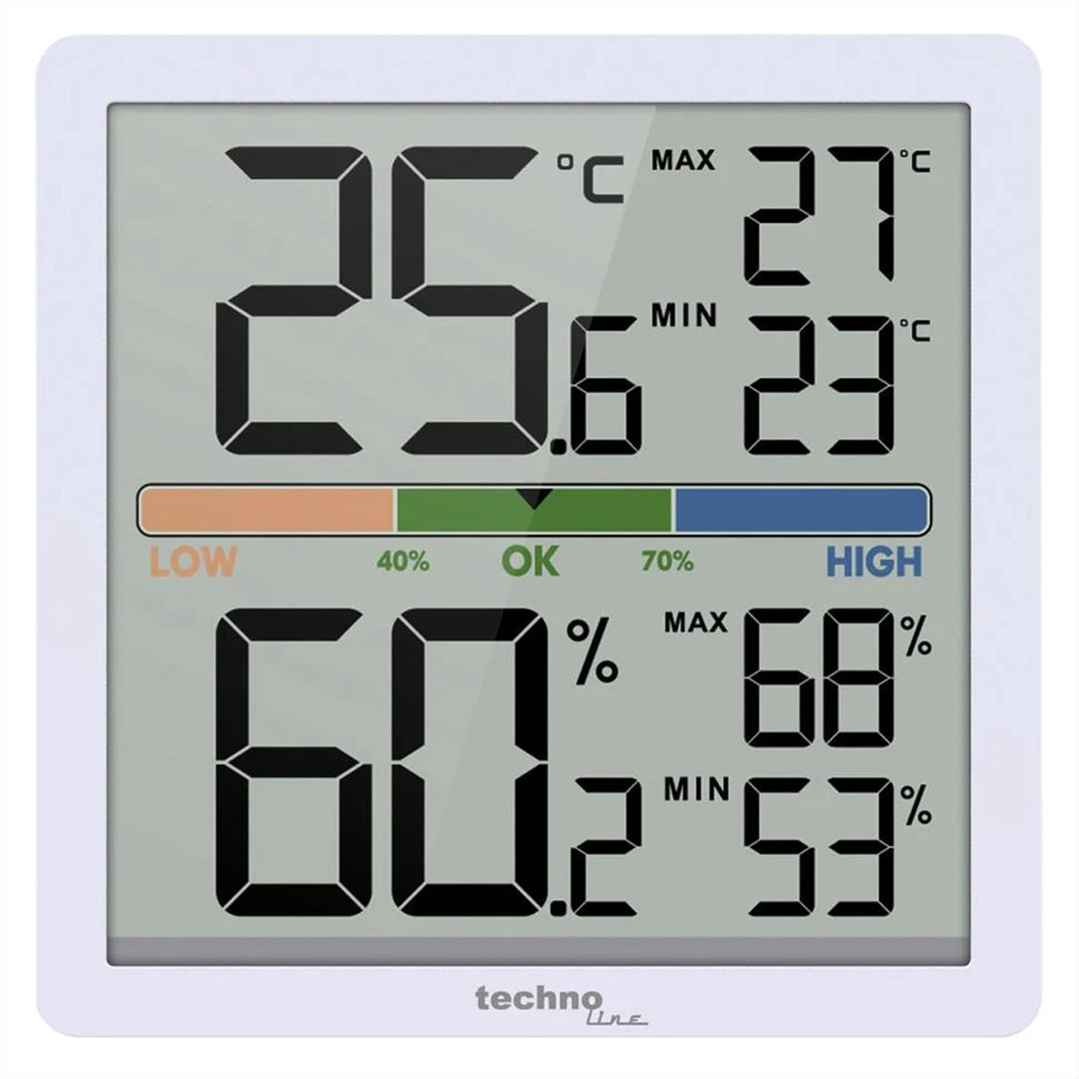 Technoline WS 9472 Temperatur-/Feuchtesensor – 0–50 °C, Innen