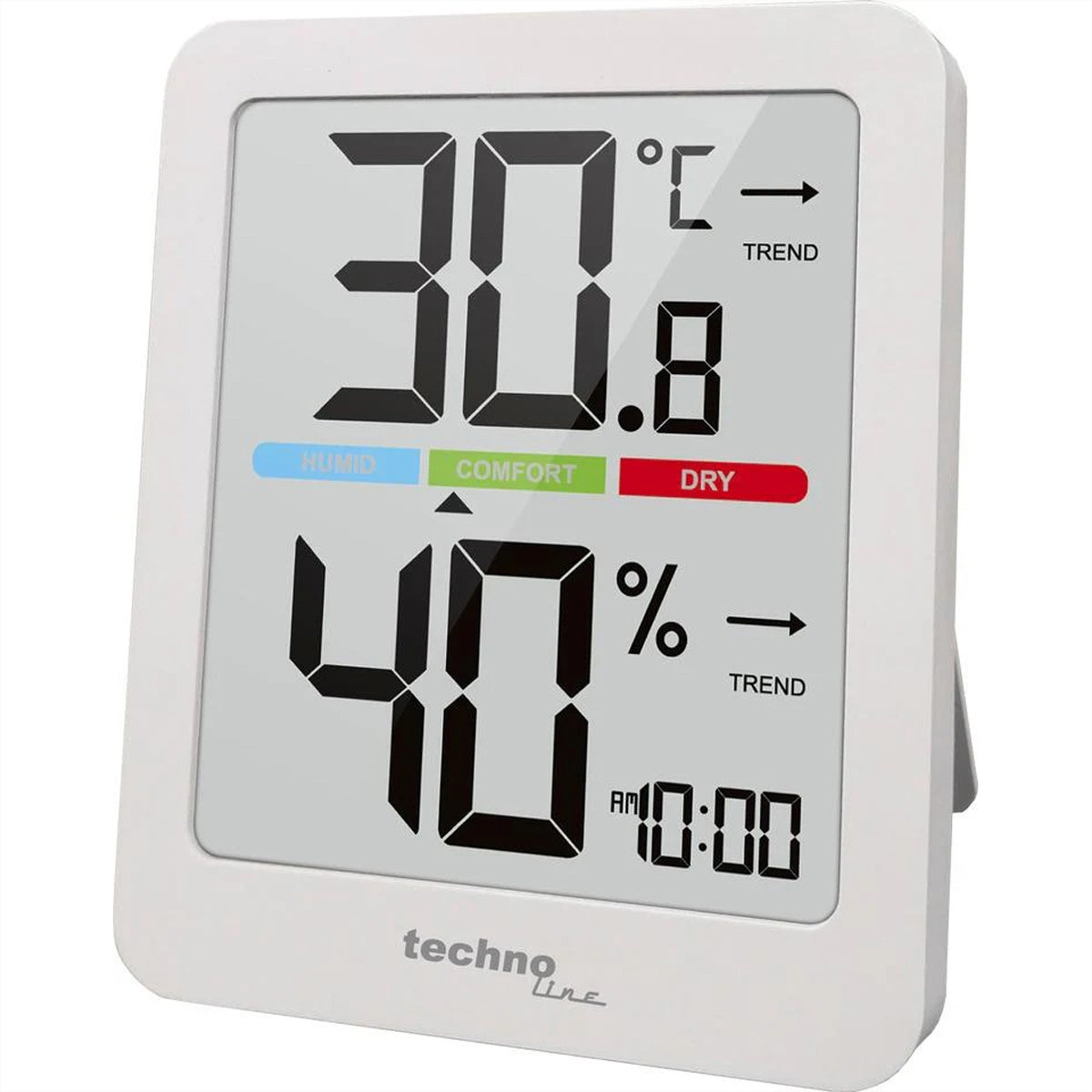 Technoline WS 9456 – Wetterstation, innen, Hygrometer – weiss