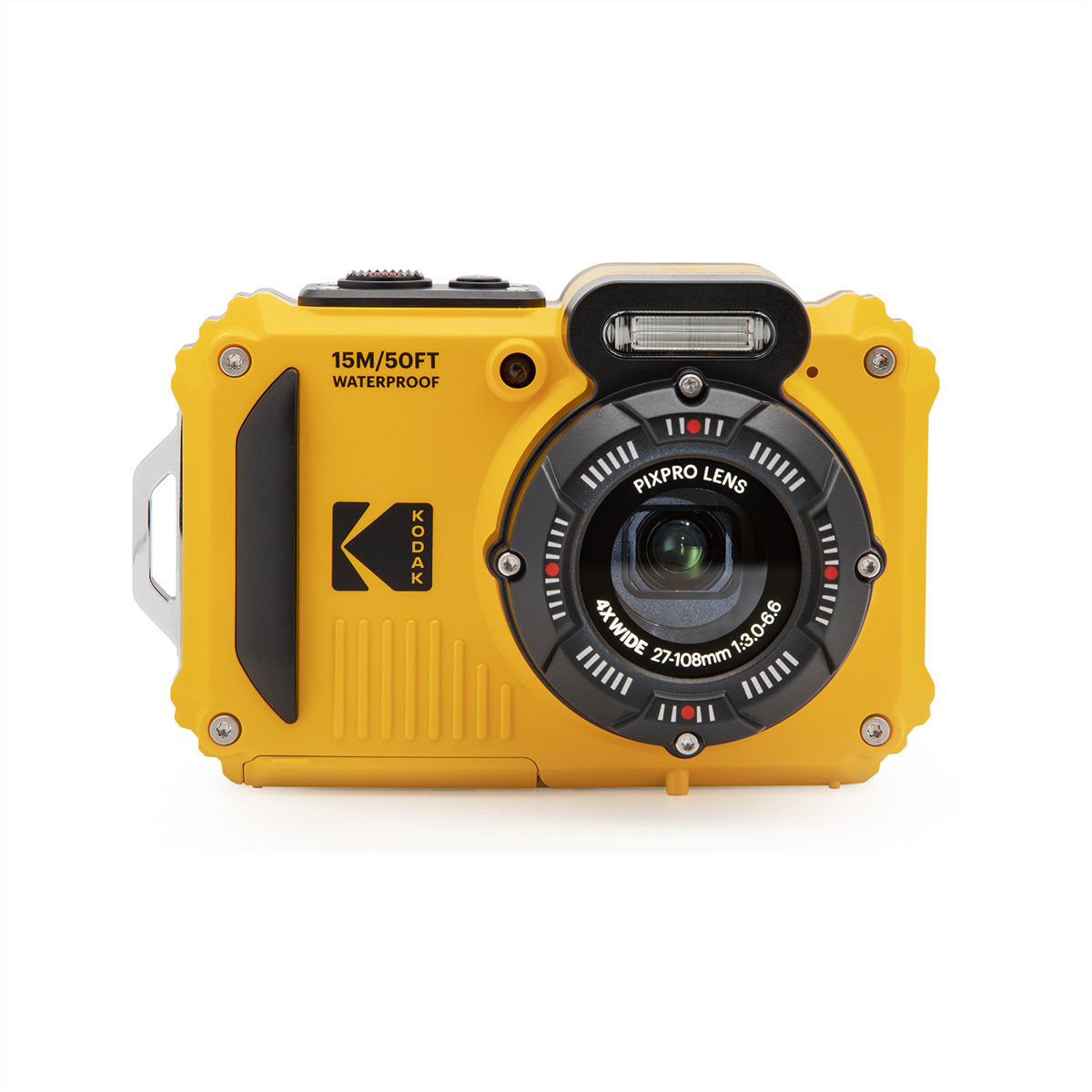 Kodak PIXPRO WPZ2 – Unterwasserkamera, wasserdicht bis 15 m, 4×, 16 MP, 1080p, Gelb