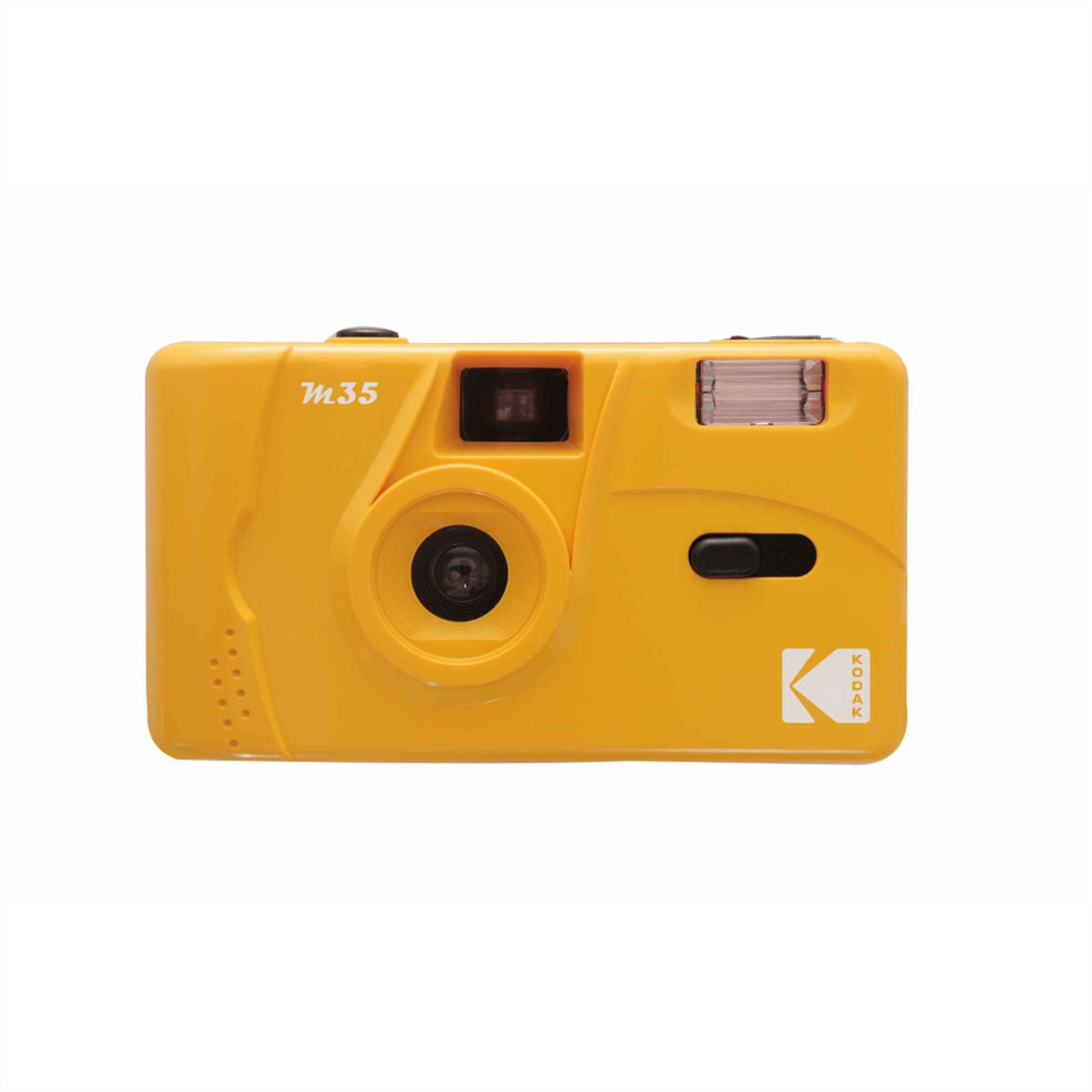 Kodak M35 – Kompakt-Filmkamera, 35 mm Film, 31 mm, Fixfokus, eingebauter Blitz, Gelb