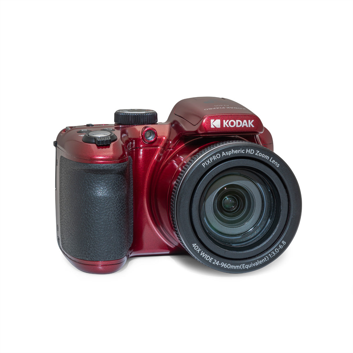 Kodak AZ405 – Bridgekamera, 40× optischer Zoom, 20,68 MP, 1080p, Rot