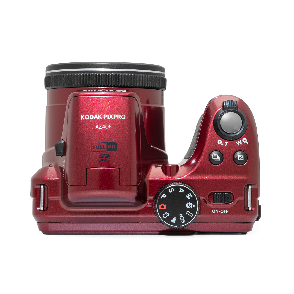 Kodak AZ405 – Bridgekamera, 40× optischer Zoom, 20,68 MP, 1080p, Rot