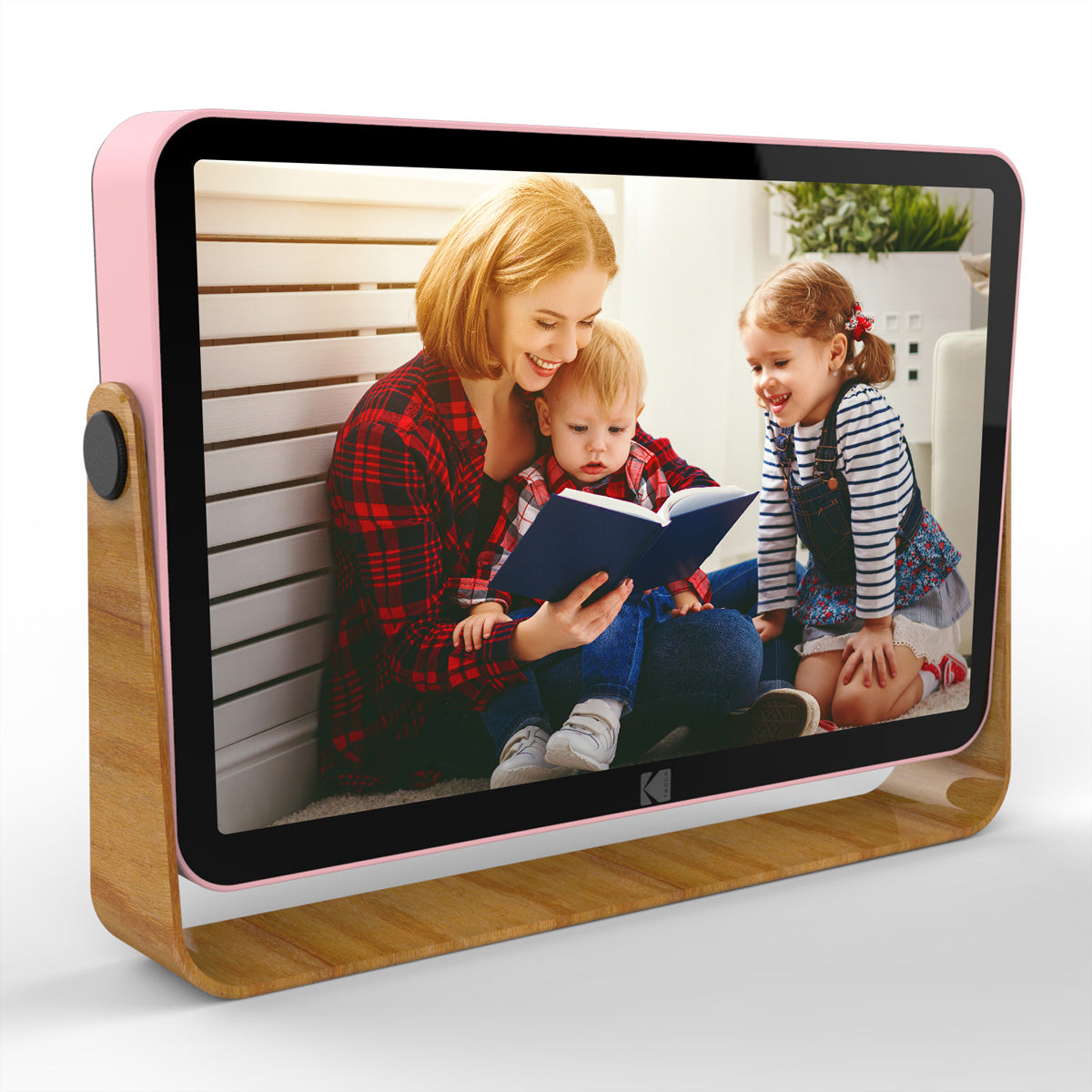 Kodak Digitaler Bilderrahmen RWF-108 10" – 1280 × 800, IPS, Touch, WLAN, 8 GB, MMC, SD, Pink