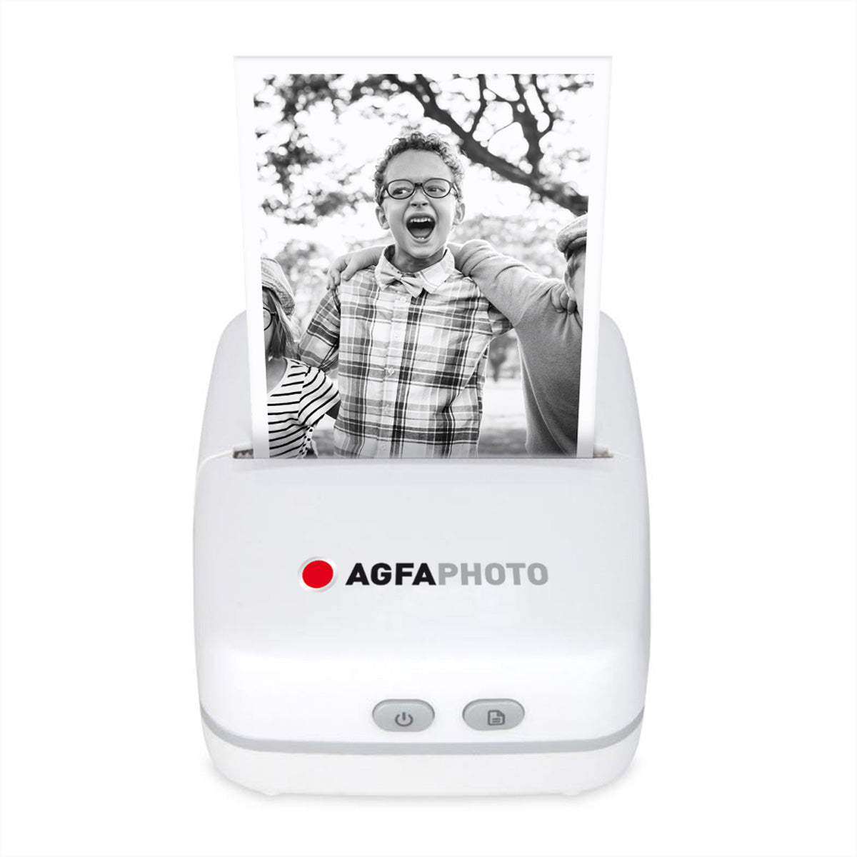AgfaPhoto Realkids – Mobildrucker, USB (Micro-USB), Bluetooth, inkl. Akku