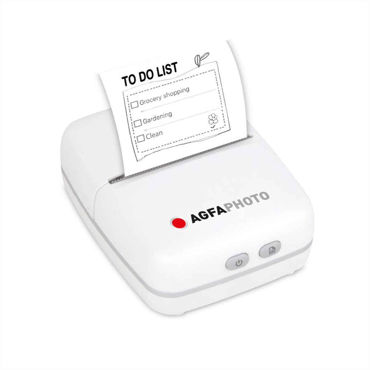 AgfaPhoto Realkids – Mobildrucker, USB (Micro-USB), Bluetooth, inkl. Akku