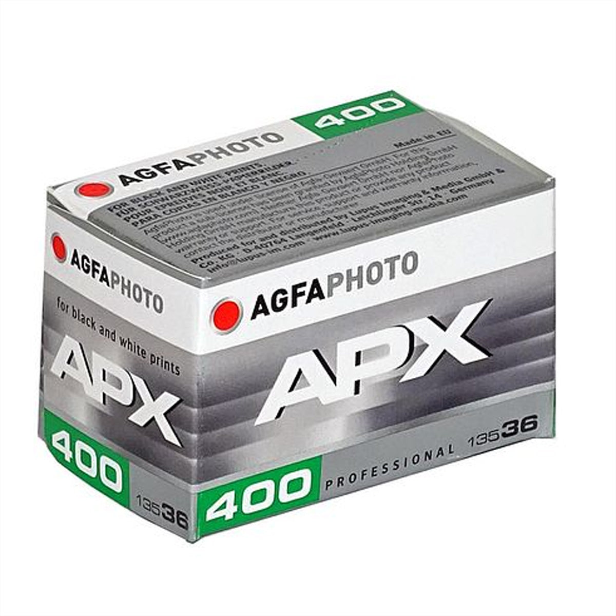 AgfaPhoto APX400 SW-Film – ISO 400, 36 Aufnahmen – für Kodak M35
