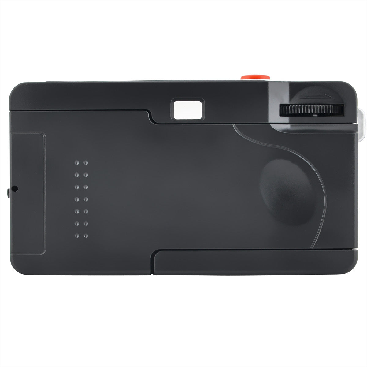 AgfaPhoto Analog Kamera 35mm – Kompakt-Filmkamera, 32 mm f/9, fokusfrei, eingebauter Blitz, schwarz