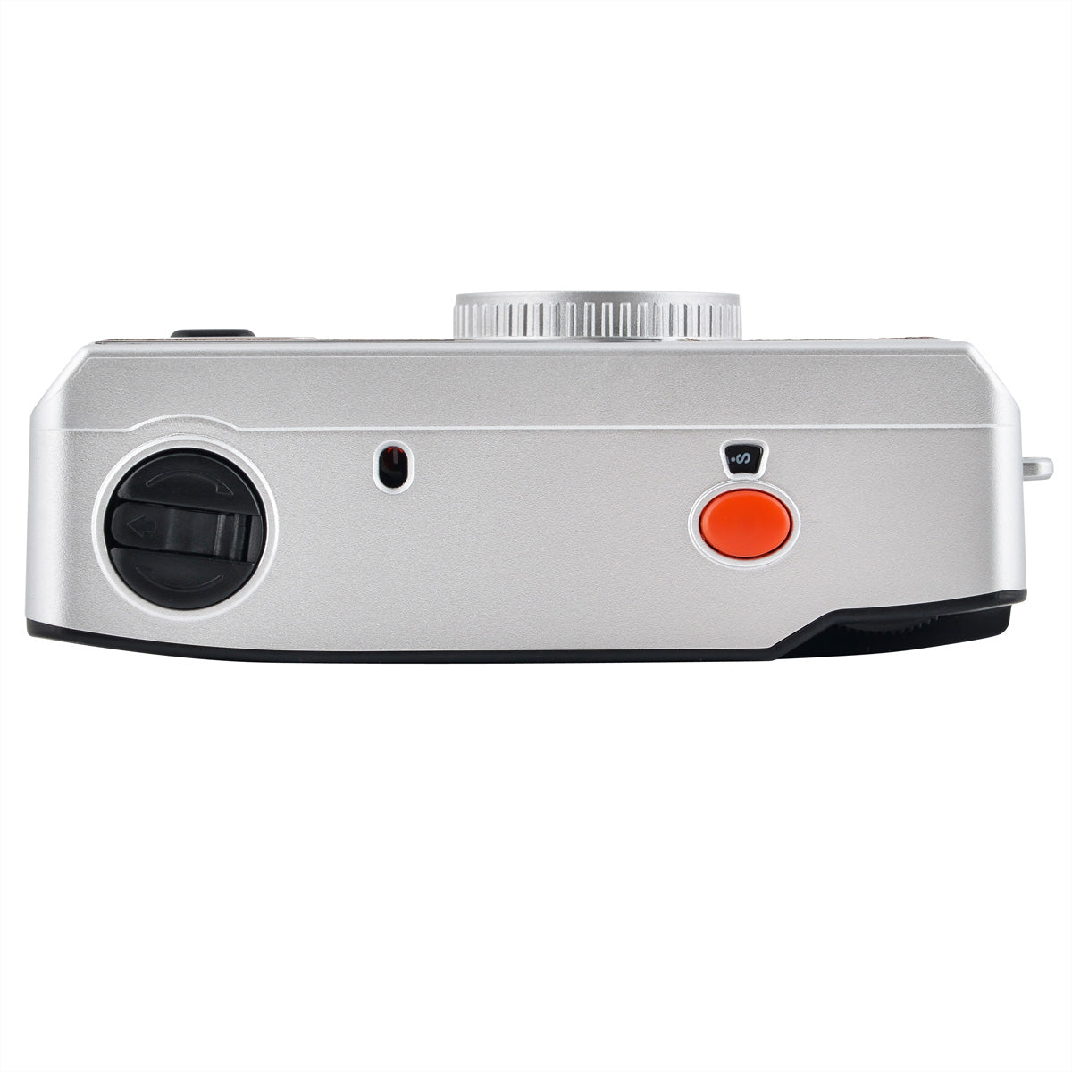 AgfaPhoto Analog Kamera 35mm – Kompakt-Filmkamera, 32 mm, f/9, fokusfrei, braun