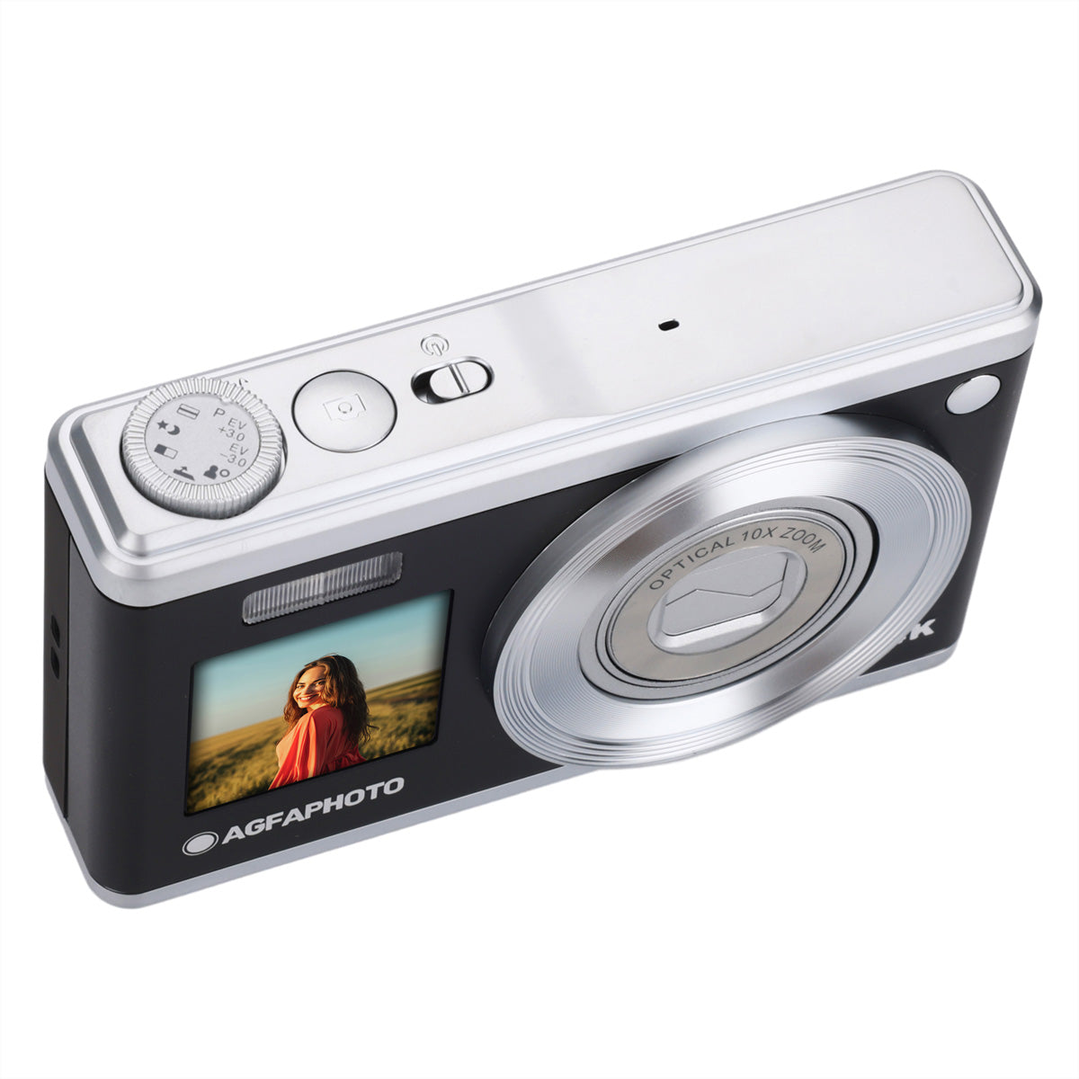 AgfaPhoto Realishot DC9200 – 10× optischer Zoom, 24 MP, 4K, schwarz