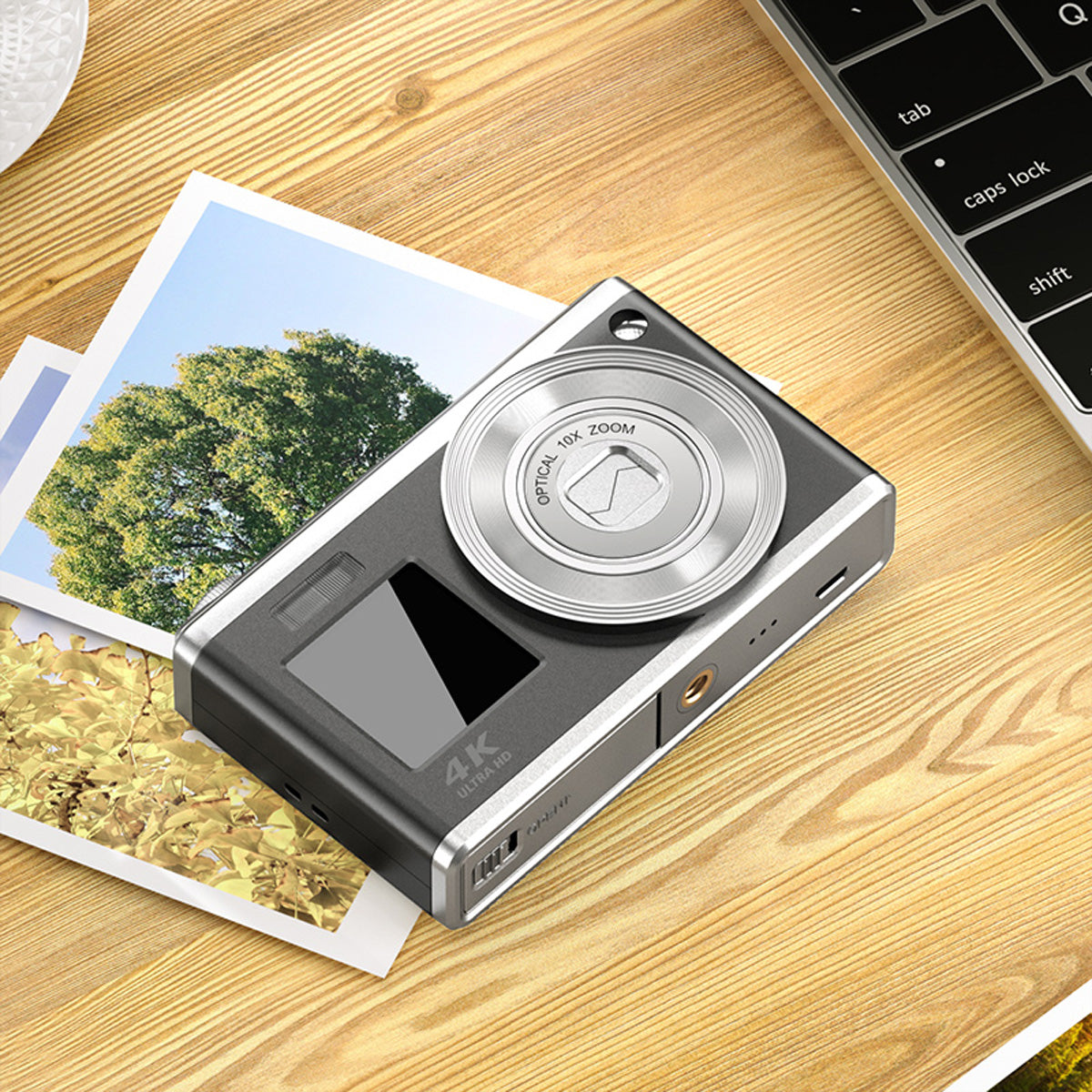 AgfaPhoto Realishot DC9200 – 10× optischer Zoom, 24 MP, 4K, schwarz