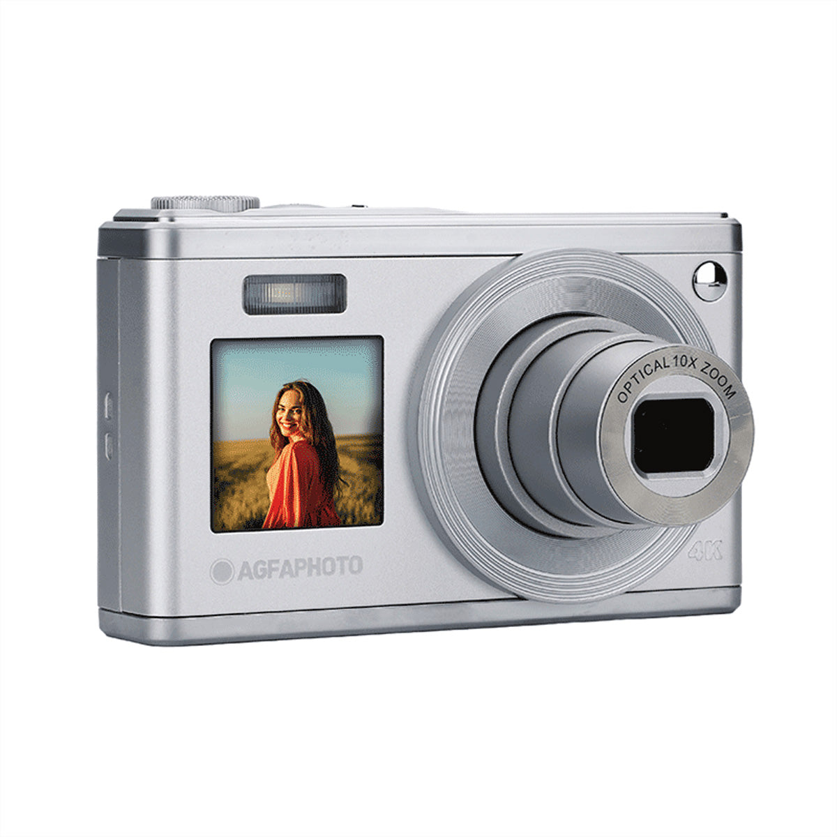 AgfaPhoto Realishot DC9200 – 10× optischer Zoom, 24 MP, 4K, silber