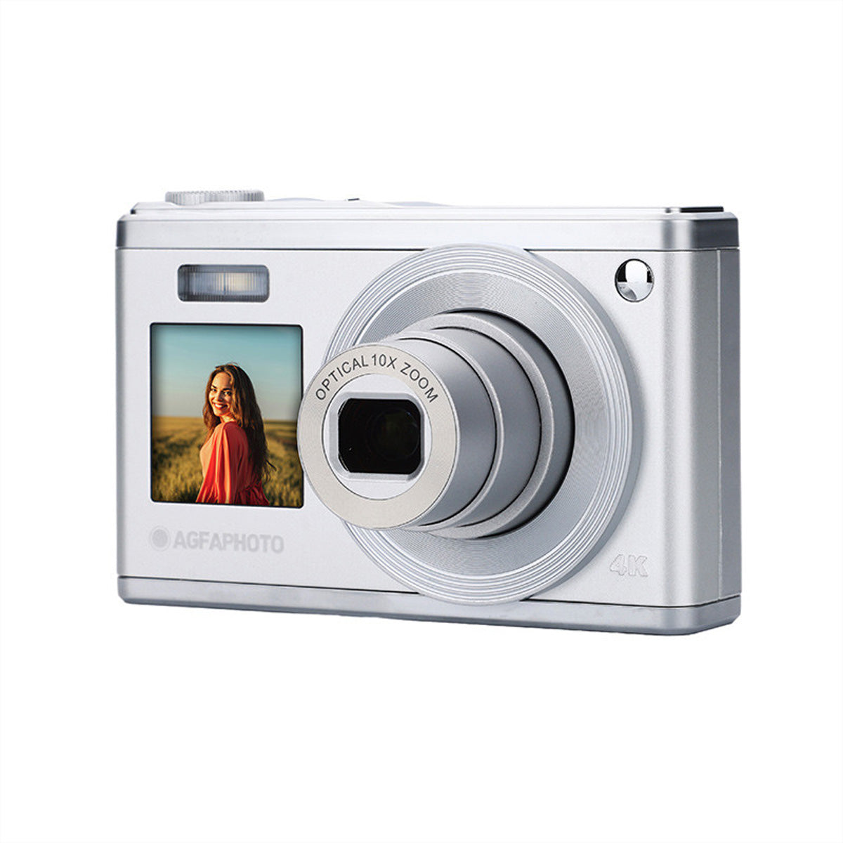 AgfaPhoto Realishot DC9200 – 10× optischer Zoom, 24 MP, 4K, silber