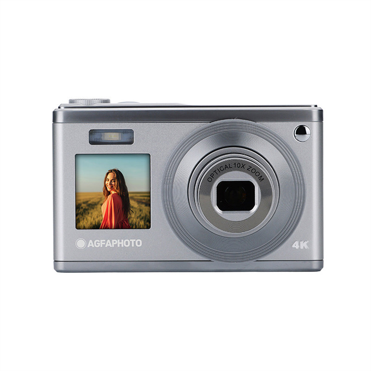 AgfaPhoto Realishot DC9200 – 10× optischer Zoom, 24 MP, 4K, silber