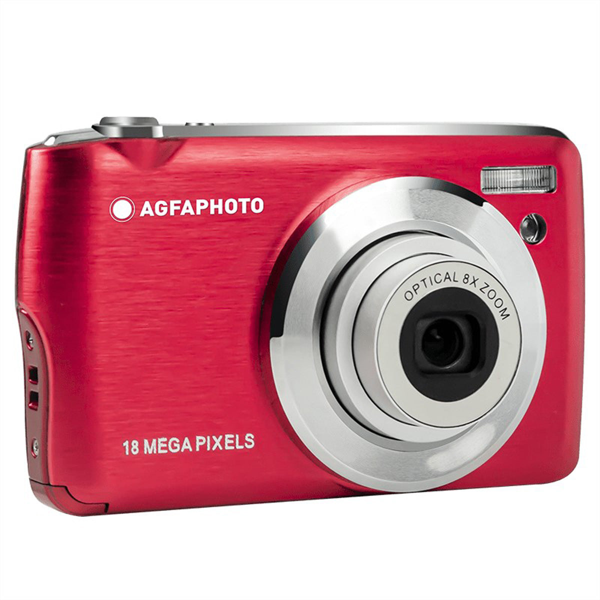 AgfaPhoto Realishot DC8200 – 8× optischer Zoom, 18 MP, 1080p, rot