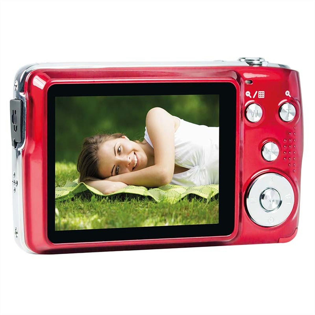 AgfaPhoto Realishot DC8200 – 8× optischer Zoom, 18 MP, 1080p, rot
