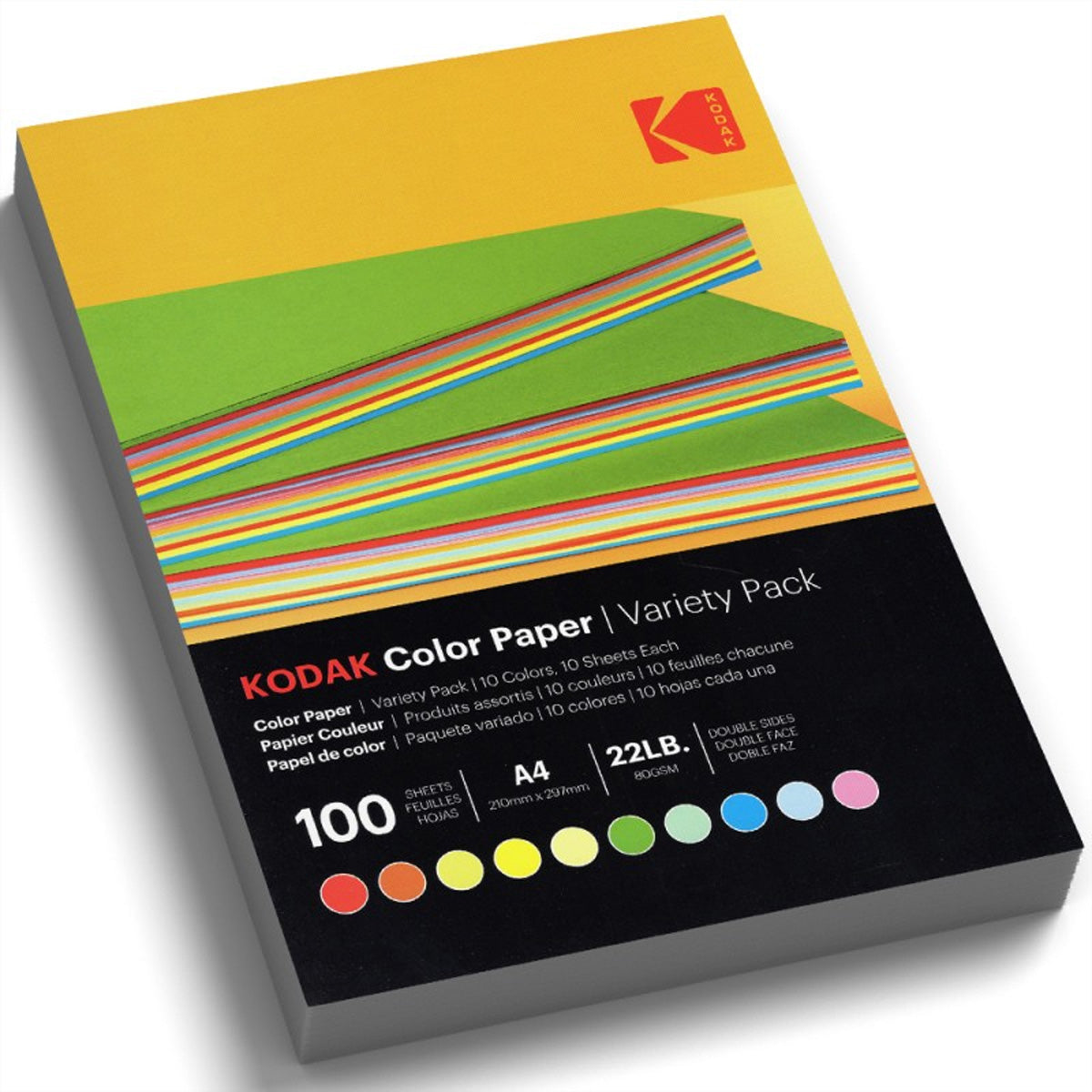 Kodak Farbiges Kopierpapier Mehrfarbig – A4, 80 g/m²