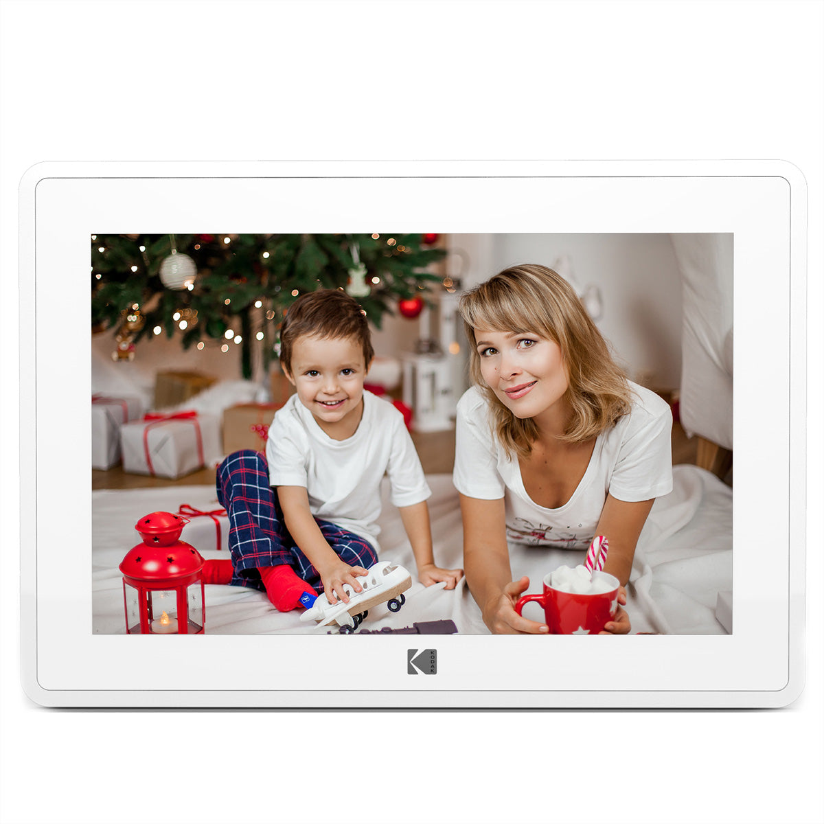 Kodak Digitaler Bilderrahmen RCF-106H 10" – 1280 × 800, IPS, Touch, WLAN, 16 GB, SD, SDHC, Weiss